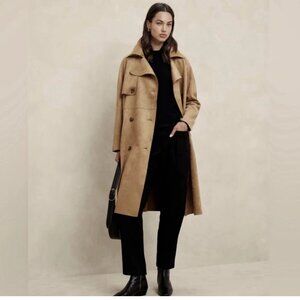 Banana Republic NWT Vegan Leather Coat Sz Small
